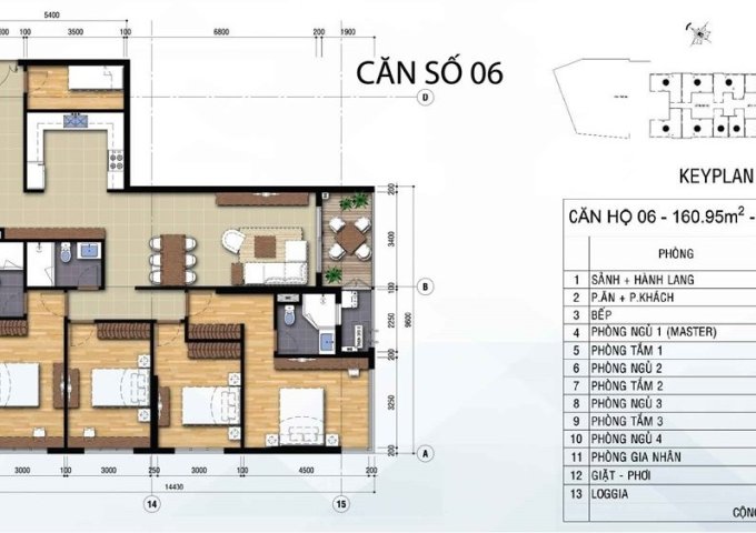 Bán căn hộ 1PN, 50,3m2, Opal Tower - Saigon Pearl, Q Bình Thạnh, giá 3.4 tỷ LH 0908078995