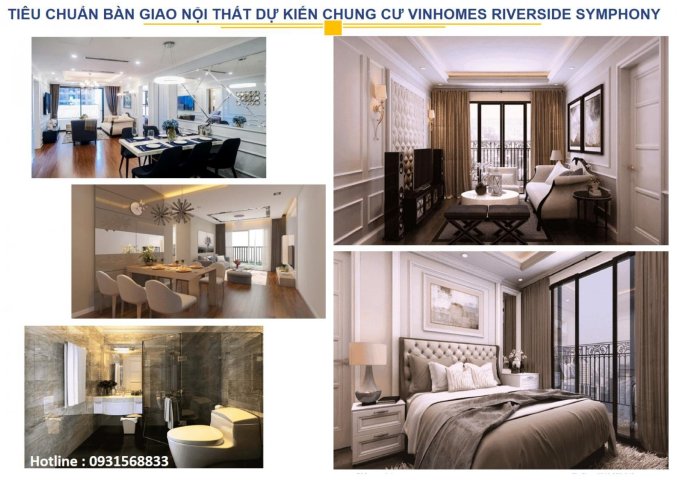 Bán căn hộ chung cư tại Dự án Vinhomes Riverside, Long Biên,  Hà Nội diện tích 55.8m2 , 2 ngủ 1 WC, giá 2.337 Tỷ