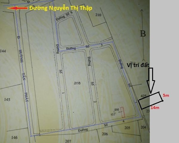Bán nhà mặt tiền đường số 3 đường rộng 12m. ngay góc ngã tư Nguyễn Thị Thập và Huỳnh Tấn Phát, Quận 7.  DT 5x14m. 6.2 tỷ