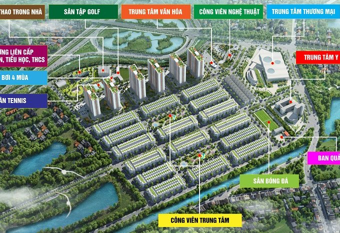 Him Lam Green Park khu đô thị đồng bộ đầu tiên tại Bắc Ninh. Lãi suất 0% trong 18 tháng