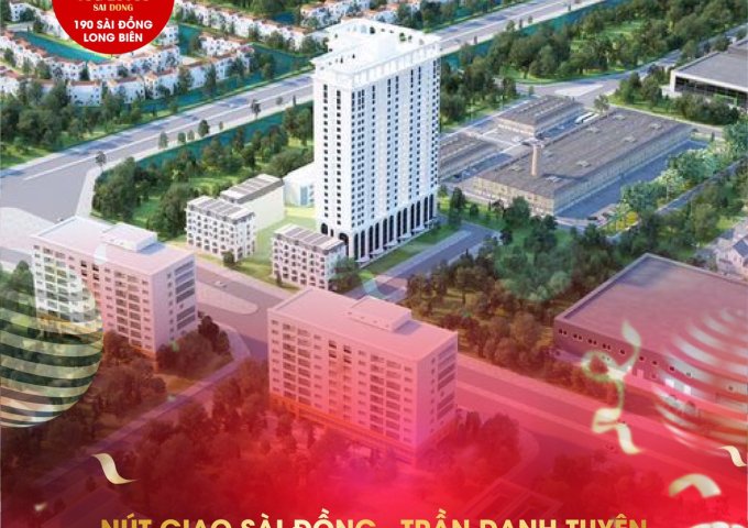 Siêu phẩm! Chung cư cao cấp nhất quận Long Biên,giá chỉ từ 24 triệu/m2 -lãi suất 0%-chiết khấu 3,5%