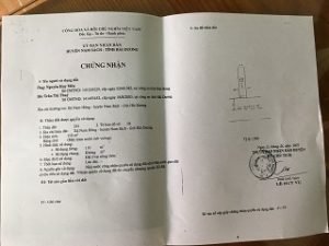 Chính chủ cần bán nhà tại : Cổng chợ Hóp – Xã Nam Hồng – Huyện Nam Sách – Tỉnh Hải Dương