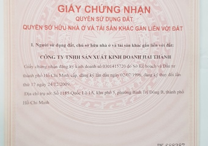 Kẹt tiền nên cần bán lô góc 2 mặt tiền KDC Phú Lợi Hai Thành.