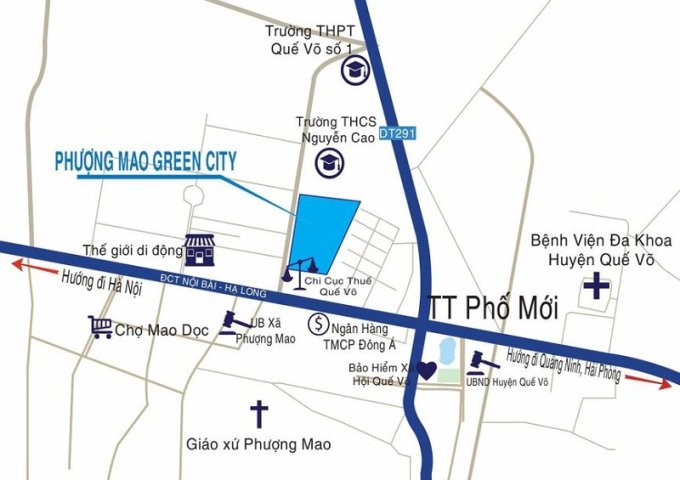 Bán đất quế võ, trung tâm mới huyện, khu đô thị quy hoạch với hồ điều hòa. LH:0388153811