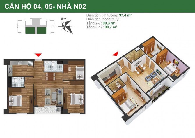 BÁN CĂN HỘ K35 TÂN MAI TỪ 3-2 NGỦ GIÁ 25TR/M2  LIÊN HỆ 0364691778