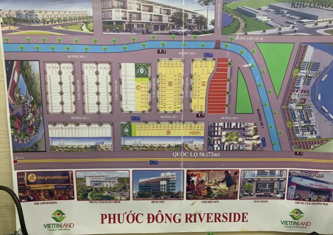 Bán đất chính chủ tại dự án Phước Đông Riverside, xã Phước Đông, Long An