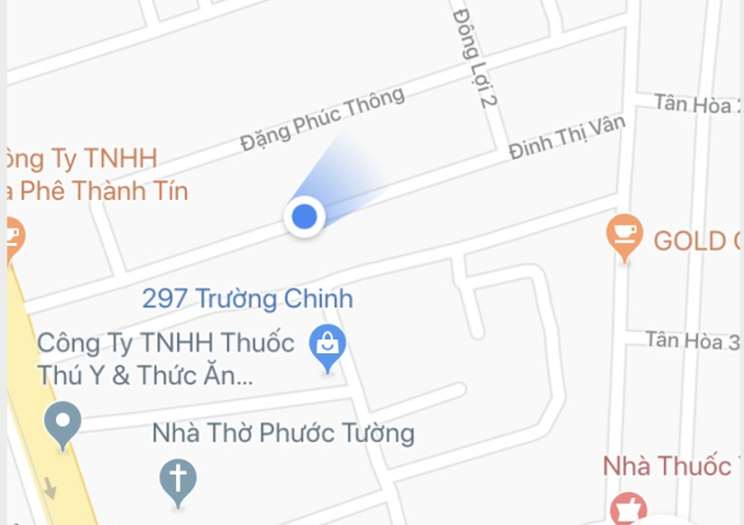 Bán lô đất mặt tiền Đinh Thị Vân, Thanh Khê. DT: 5x17m, đường 10,5m, giá 4,2 tỷ
