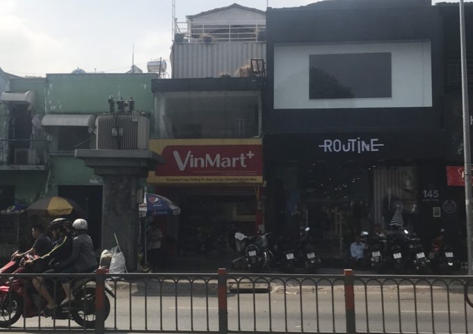 Bán gấp nhà mặt tiền đường Quang Trung, P10,  Gò Vấp  DT 4.3 x 21, NỞ HẬU - giá  15.5 tỷ TL - LH 09033.222.57