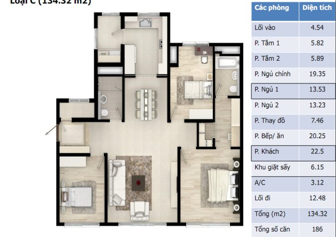 Bán căn hộ chung cư 134m2 tầng 29 BC Đông Bắc - Hyundai Hillstate Hà Đông