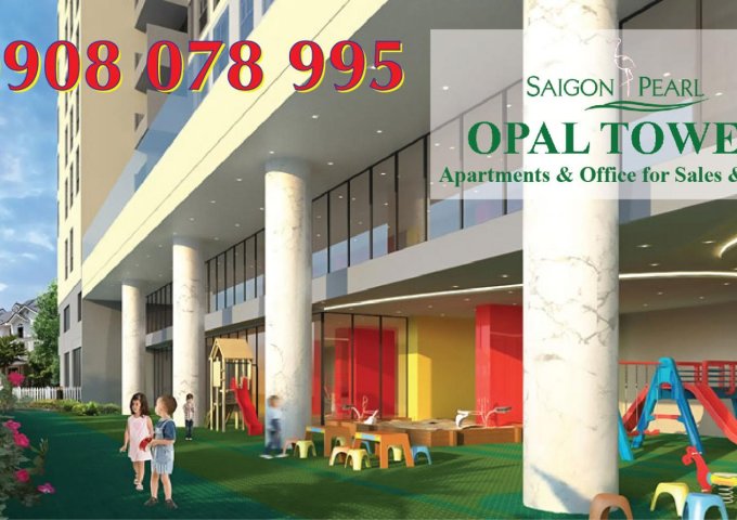 Duy nhất 8 căn Shophouse Opal Tower- Saigon Pearl cho thuê. Hotline Pkd Ssg 0908 078 995