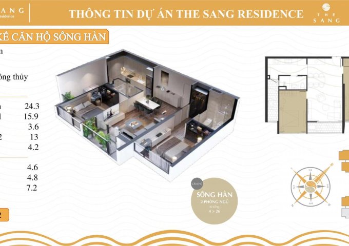 Bán căn hộ cao cấp, View Biển ngay TT du lịch đắt giá nhất tại Đà Nẵng