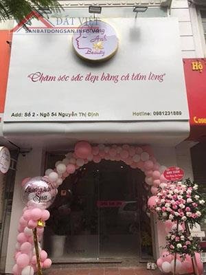 Cho thuê mặt bằng tại số 54 Nguyễn Thị Định, Cầu Giấy, Hà Nội
