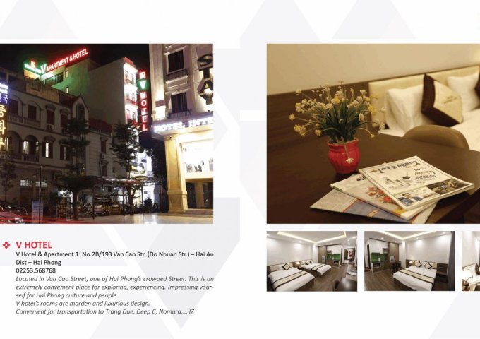 Cho thuê giá ưu đãi phòng Căn hộ Khách sạn 01-02 phòng ngủ tại TP Hải Phòng dịp Tết 2020