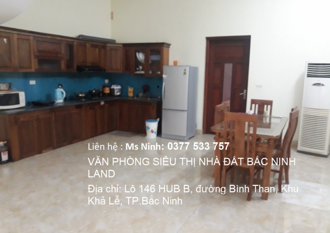 Cho thuê nhà Khu HUD, 4 phòng đầy đủ nội thất tại trung tâm TP.Bắc Ninh