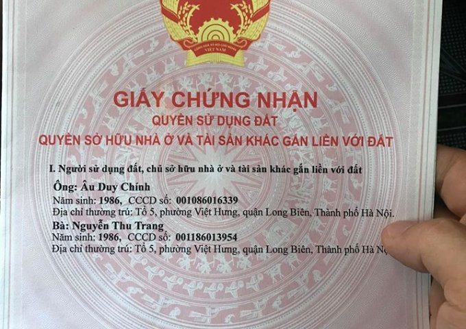 CHÍNH CHỦ BÁN MẢNH ĐẤT 43,1M TẠI TỔ 9 LỆ MẬT, VIỆT HƯNG, LONG BIÊN, HÀ NỘI