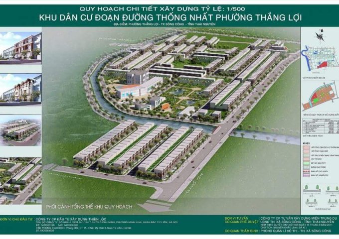 Bán trước tết lô đất nền KĐT Thiên Lộc, Sông Công, Thái Nguyên 0977 432 923