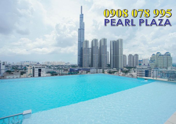 Bán căn hộ 2PN Pearl Plaza_ đủ nội thất, 103m2,  chỉ xách vali vào ở, shvv - Hotline PKD SSG 0908 078 995 xem nhà ngay