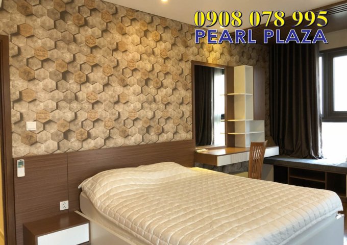 Bán căn hộ 2PN Pearl Plaza_ đủ nội thất, 103m2,  chỉ xách vali vào ở, shvv - Hotline PKD SSG 0908 078 995 xem nhà ngay