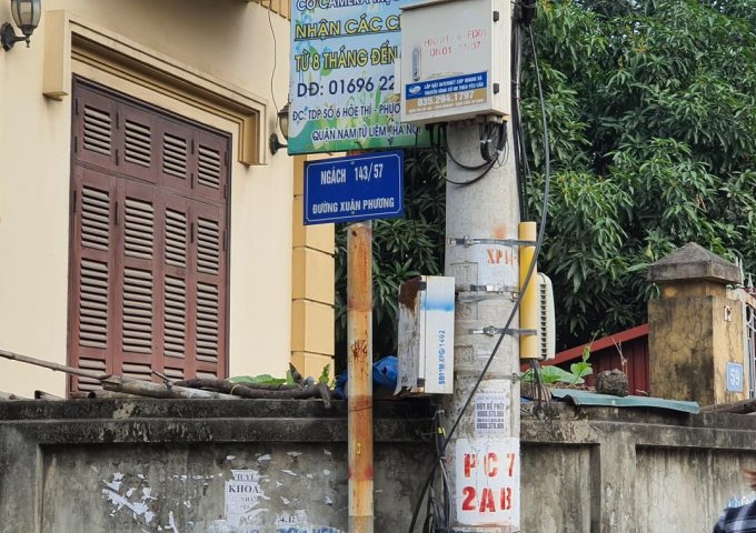 Bán gấp đất ngõ 143 Xuân Phương - Hoè Thị, quận Nam Từ Liêm, Hà Nội - 150m2 - Ngân hàng phát mại