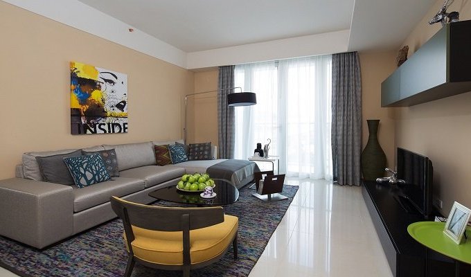 Cho thuê căn hộ chung cư Satra Eximland, quận Phú Nhuận, 3 phòng ngủ, nội thất châu Âu giá 23.5 triệu/tháng
