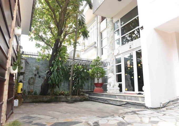 Bán biệt thự Thảo Điền Q2, mặt tiền Nguyễn Văn Hưởng, DTXD 446m2 sổ đỏ