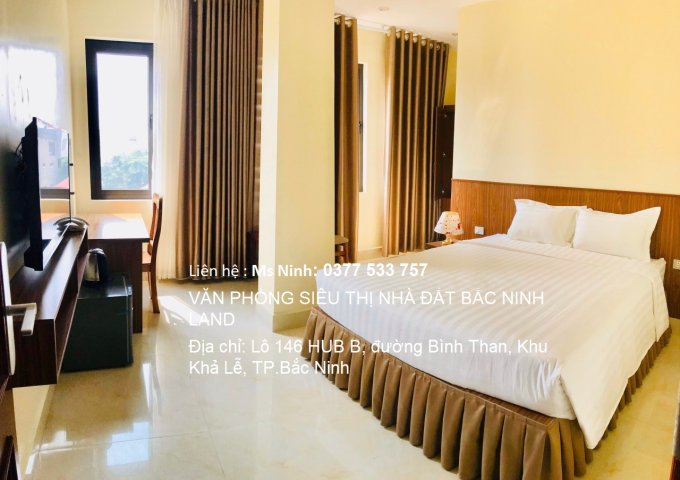  Cần cho thuê khách sạn 29 phòng chuẩn 3 sao tại trung tâm TP.Bắc Ninh 