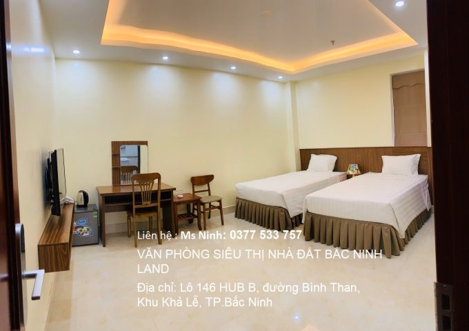  Cần cho thuê khách sạn 29 phòng chuẩn 3 sao tại trung tâm TP.Bắc Ninh 