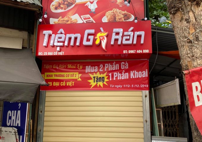 Cho thuê cửa hàng tại 25 Đại Cồ Việt, Hai Bà Trưng, Hà Nội