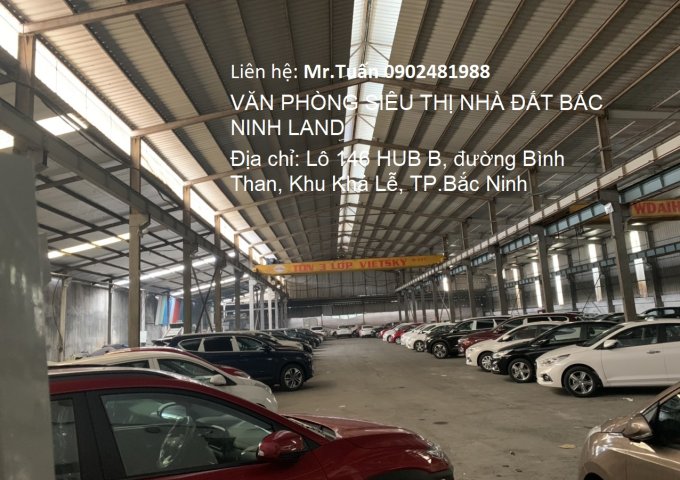 Cho thuê kho xưởng quanh khu vực Võ Cường, TP.Bắc Ninh