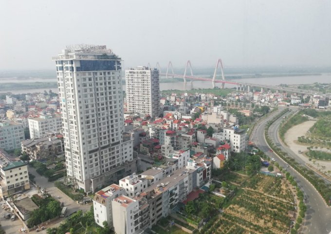 Bán căn 2 ngủ số 05 tòa R2 tầng cao, Sunshine Riverside view cầu Nhật Tân, đã có nội thất gắn tường - LH: 0965800948