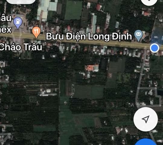Đất 4,9x29m mặt tiền quốc lộ 1A,Long Định,Châu Thành,Tiền Giang