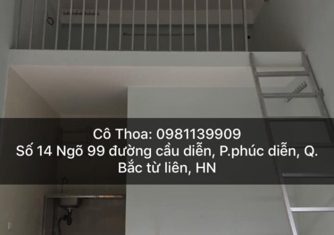 Cho thuê CCMN số 14 Ngõ 99 đường Cầu Diễn, Bắc Từ Liêm - Hà Nội
