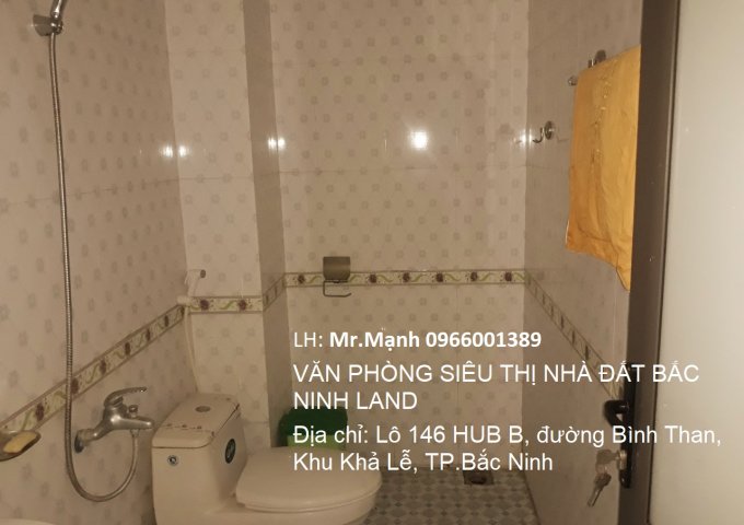 Cho thuê nhà Khu HUD, 4 phòng đầy đủ nội thất tại trung tâm TP.Bắc Ninh