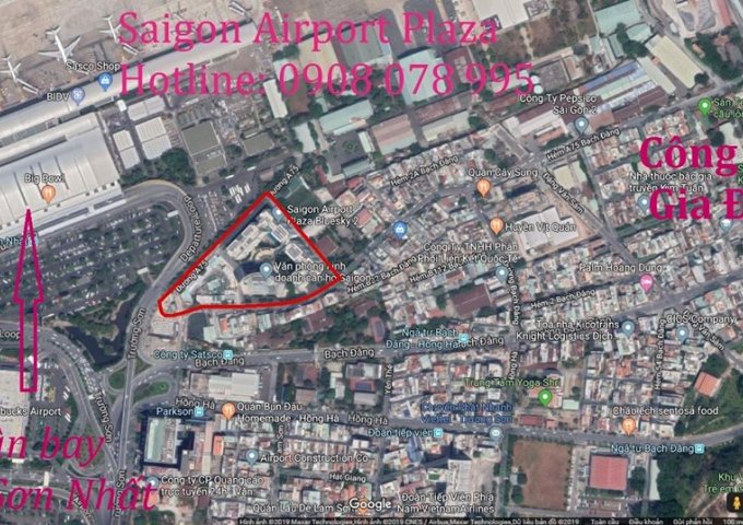 Bán căn hộ Sài Gòn Airport Plaza, Q Tân Bình, 3PN, 156m2, giá 6.4. Hotline 0908078995