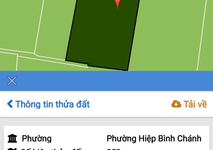 Bán đất tại Đường Tam Bình, Thủ Đức, Hồ Chí Minh diện tích 75m2 giá 2,250 Triệu