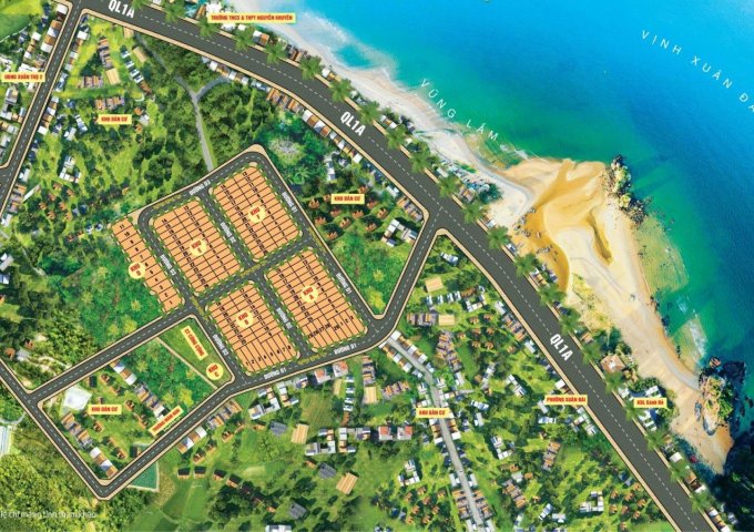 Bất động sản ven biển Phú Yên - Dự án đất nền KDC Đồng Mặn năm 2020