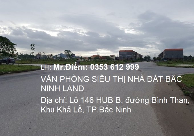  Bán GẤP lô đất giãn dân mặt đường chính Nguyễn Quyền, Khả Lễ, TP.Bắc Ninh