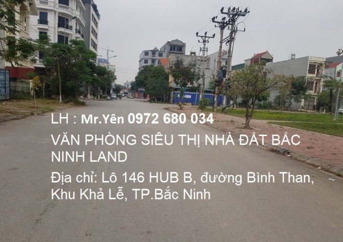 Bán GẤP lô đất giãn dân mặt đường chính Nguyễn Quyền, Khả Lễ, TP.Bắc Ninh