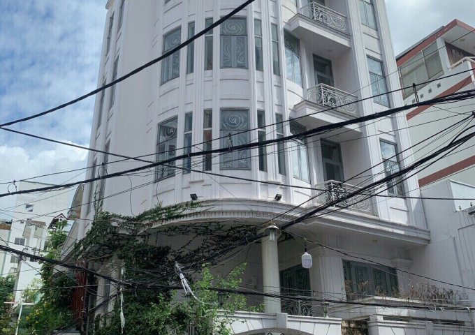 Cho thuê nhà góc 2MT Quách Văn Tuấn, p12, Tân Bình.K300. 7.8 x 12m, bán hầm, 4L