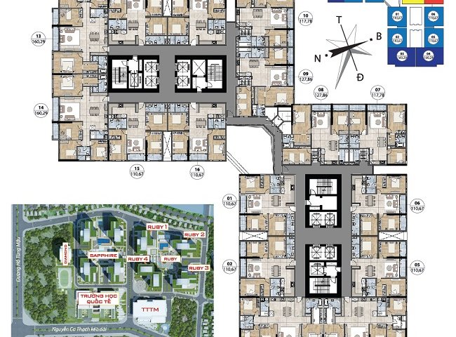 Bán căn hộ chung cư tại Dự án Goldmark City, Bắc Từ Liêm,  Hà Nội diện tích 105m2  giá 3.1 Tỷ