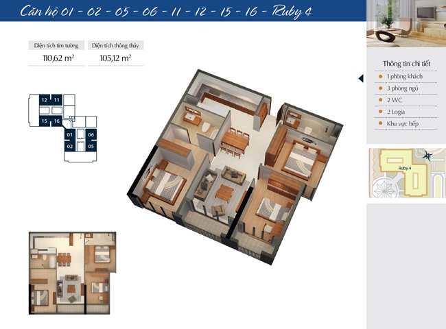 Bán căn hộ chung cư tại Dự án Goldmark City, Bắc Từ Liêm,  Hà Nội diện tích 105m2  giá 3.1 Tỷ