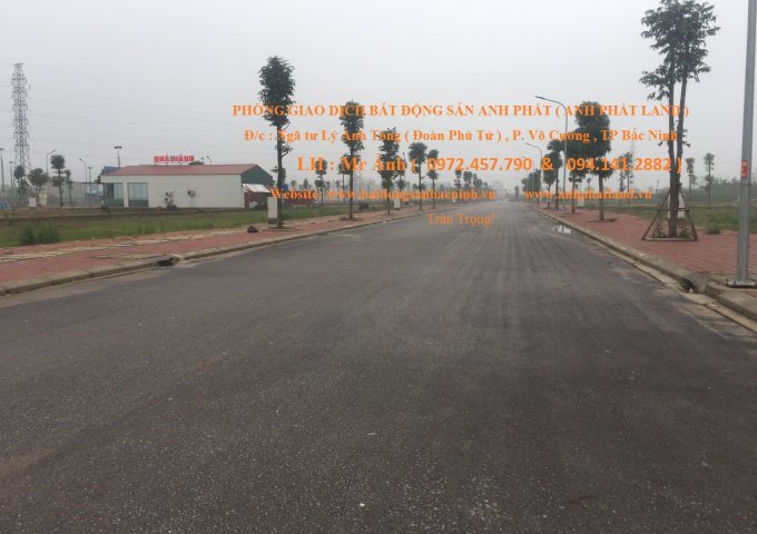 Gia chủ gửi  bán lô đất giãn dân  thuộc KĐT Yên Trung – Thụy Hòa , Yên Phong , Bắc Ninh