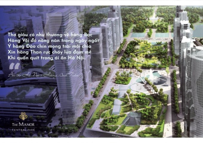 Cần bán 2 căn biệt thự có bể bơi tại dự án The Manor Central Park Nguyễn Xiển, đẹp nhất dự án.