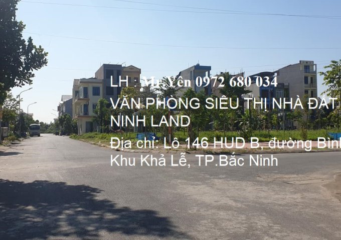 Cần bán lô đất khu Khả Lễ, Võ Cường, TP.Bắc Ninh