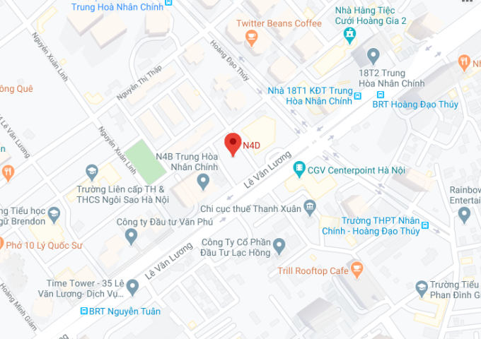 Tiêu đề:Cho thuê CHCC N4D 79m2, mặt đường Lê Văn Lương ( thích hợp văn phòng )