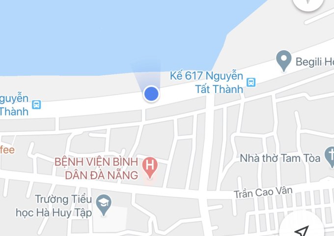 Cần bán lô đất nằm trên đường biển Nguyễn Tất Thành, DT: 123,4m2, giá 10ty, hướng biển