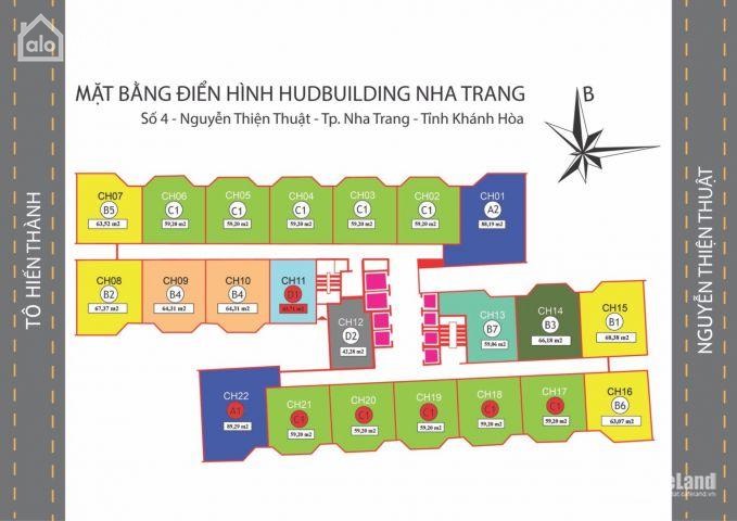 Bán 2 căn hộ cao cấp 2pn Hub Building trung tâm phố tây Nha Trang sổ đỏ vĩnh viễn 2.2 tỷ