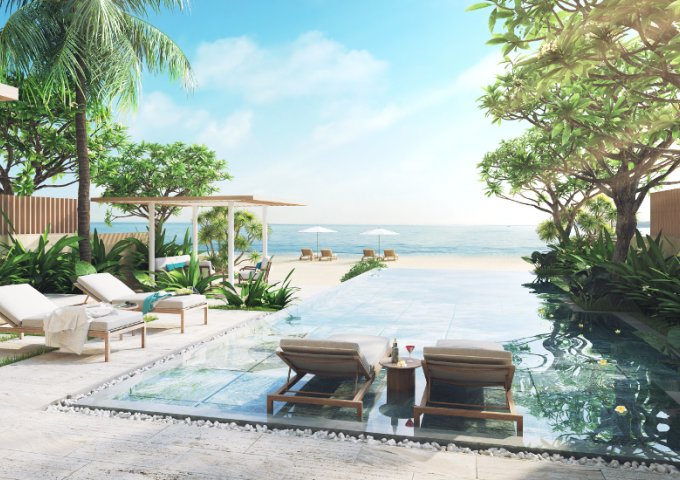 Bán biệt thự mặt biển, shop villa mặt tiền biển Melia The Hamptons Hồ Tràm, tuyệt đẹp -LH 0936122125