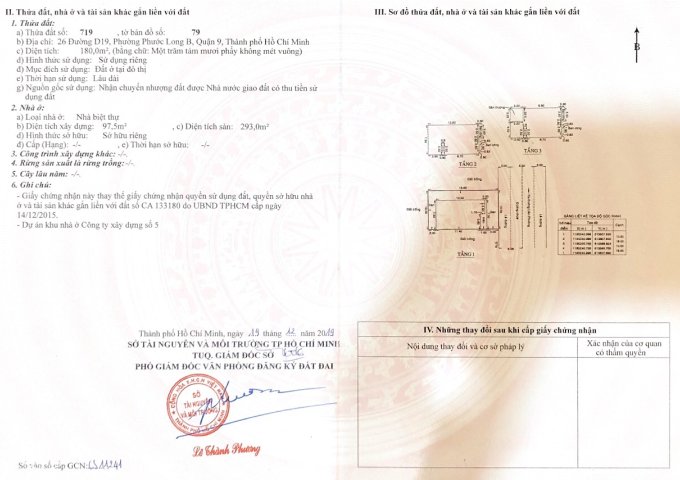 CHÍNH CHỦ CẦN BÁN NHÀ TẠI SỐ 26 ĐƯỜNG D19, PHƯỜNG PHƯỚC LONG B, QUẬN 9, TP. HCM