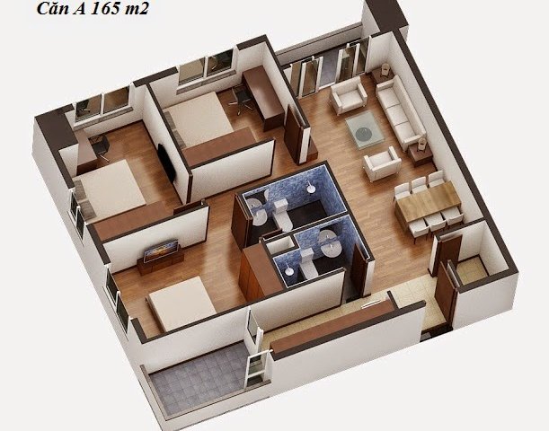 Bán căn hộ chung cư tại Dự án Handi Resco Lê Văn Lương, Thanh Xuân,  Hà Nội diện tích 168m2  giá 32 Triệu/m²